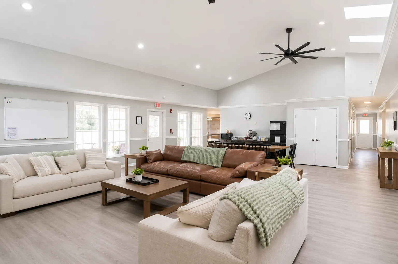 Lounge seating area